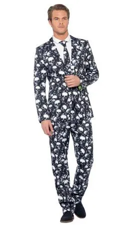 Don Disfraz Totenkopf-Anzug-Kostüm Für Erwachsene 4 Don Disfraz Totenkopf-Anzug-Kostüm Für Erwachsene - Image 2