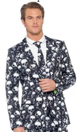 Don Disfraz Totenkopf-Anzug-Kostüm Für Erwachsene 3 Don Disfraz Totenkopf-Anzug-Kostüm Für Erwachsene