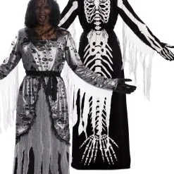 Don Disfraz Tod Und Meerjungfrau Skelett Kostüm Für Damen -Weihnachtlich Verkaufsgeschäft disfraz doble de muerte y sirena esqueleto mujer 1.jpg