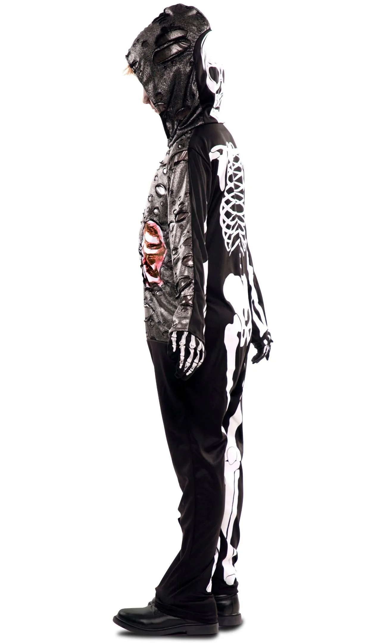 Don Disfraz Zombie Und Skelett Doppelseitig Kostüm Für Jungen 11 Don Disfraz Zombie Und Skelett Doppelseitig Kostüm Für Jungen - Image 9