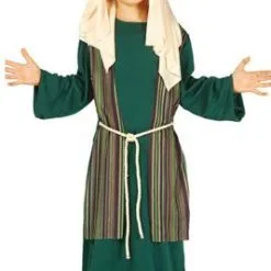 Don Disfraz Jüdischer Schafhirt Kostüm Für Kinder Grün -Weihnachtlich Verkaufsgeschäft disfraz pastor judio verde infantil 1 1 1
