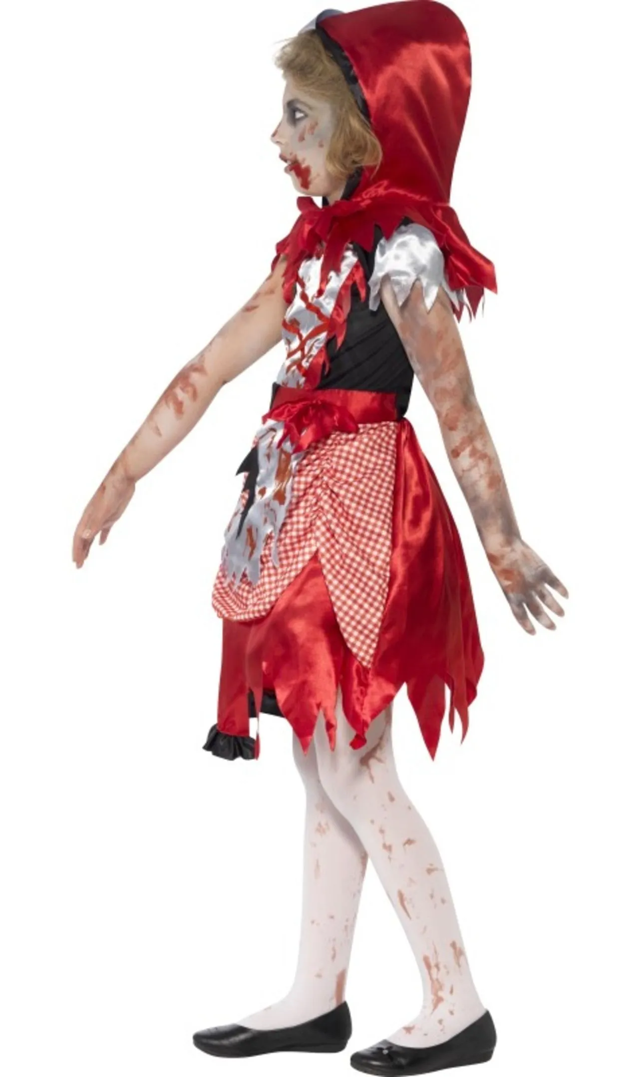 Don Disfraz Rotkäppchen Zombie Kostüm Für Mädchen 3 Don Disfraz Rotkäppchen Zombie Kostüm Für Mädchen