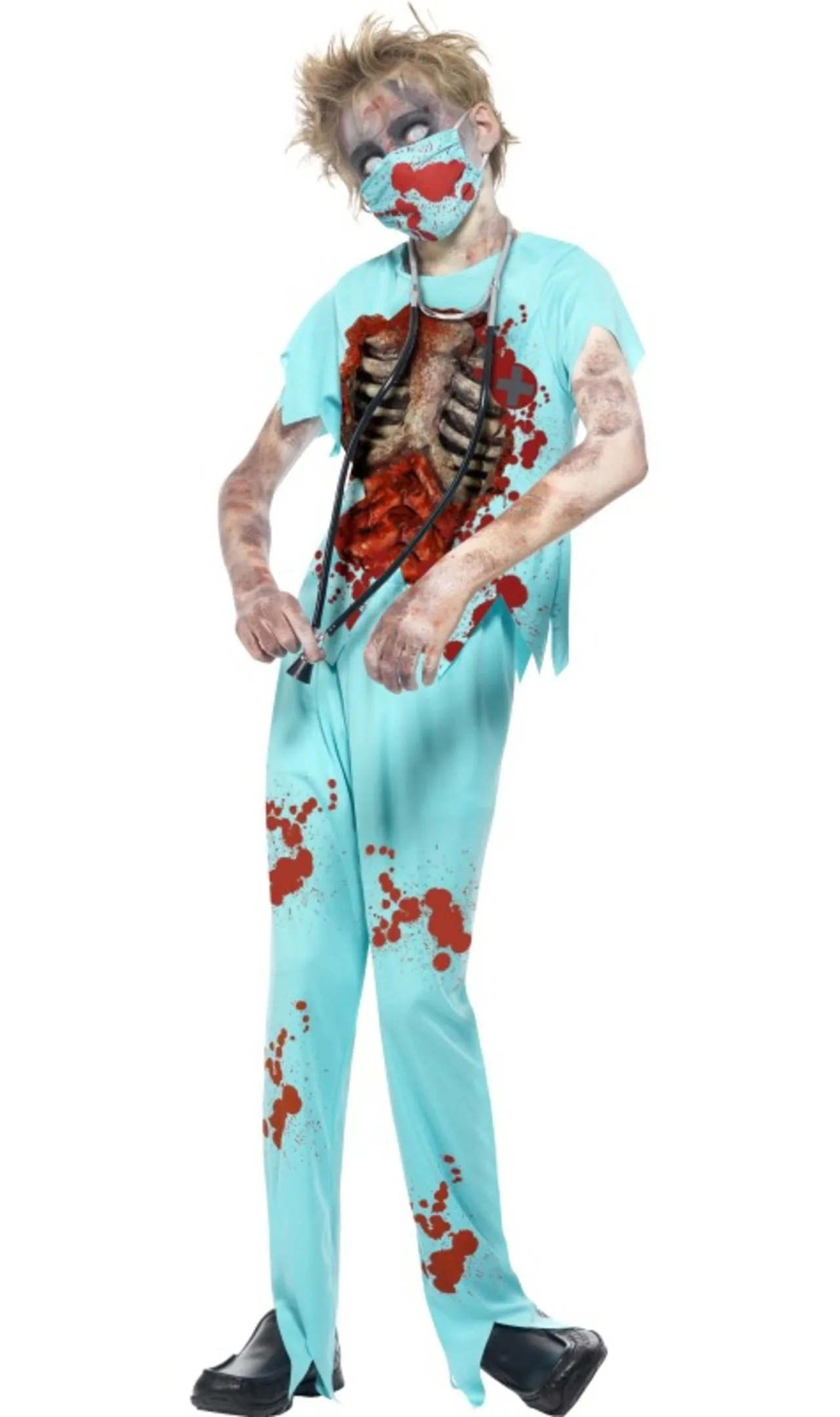 Don Disfraz Zombie Chirurg Eingeweide Kostüm Für Kinder 6 Don Disfraz Zombie Chirurg Eingeweide Kostüm Für Kinder - Image 4