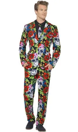 Don Disfraz Catrina Totenkopf Kostüm Für Männer 3 Don Disfraz Catrina Totenkopf Kostüm Für Männer