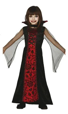 Don Disfraz Vampirin-Gräfin-Kostüm Für Kinder 3 Don Disfraz Vampirin-Gräfin-Kostüm Für Kinder