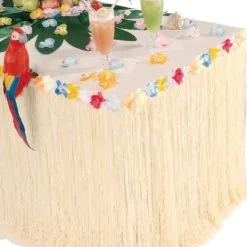 Don Disfraz Hawaii Tischdeko Mit Blumen