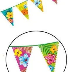 Don Disfraz Girlande Mit Hawaii-Fähnchen -Weihnachtlich Verkaufsgeschäft guirnalda banderitas hawai 2