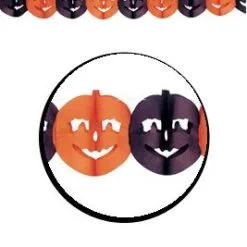 Don Disfraz Zweifarbige Kürbis-Girlande