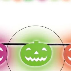 Don Disfraz Girlande Kürbis Neon -Weihnachtlich Verkaufsgeschäft guirnalda calabazas neon.jpg 2