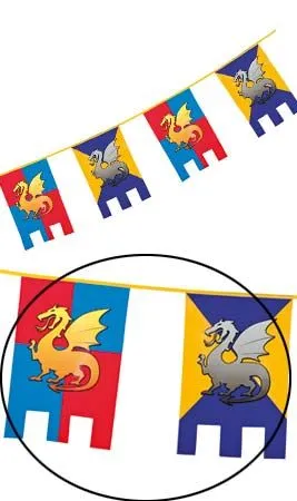 Don Disfraz Girlande Mit Mittelalterlichem Drachen 5 Don Disfraz Girlande Mit Mittelalterlichem Drachen - Image 3