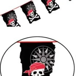 Don Disfraz Piraten-Girlande Mit Totenköpfen 7 Don Disfraz Piraten-Girlande Mit Totenköpfen -Weihnachtlich Verkaufsgeschäft guirnalda pirata calaveras 2
