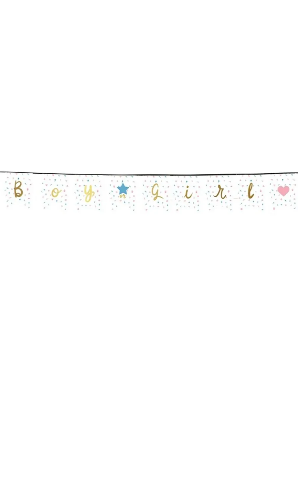 Don Disfraz Baby-Geschlecht Offenbaren Girlande 3 Don Disfraz Baby-Geschlecht Offenbaren Girlande