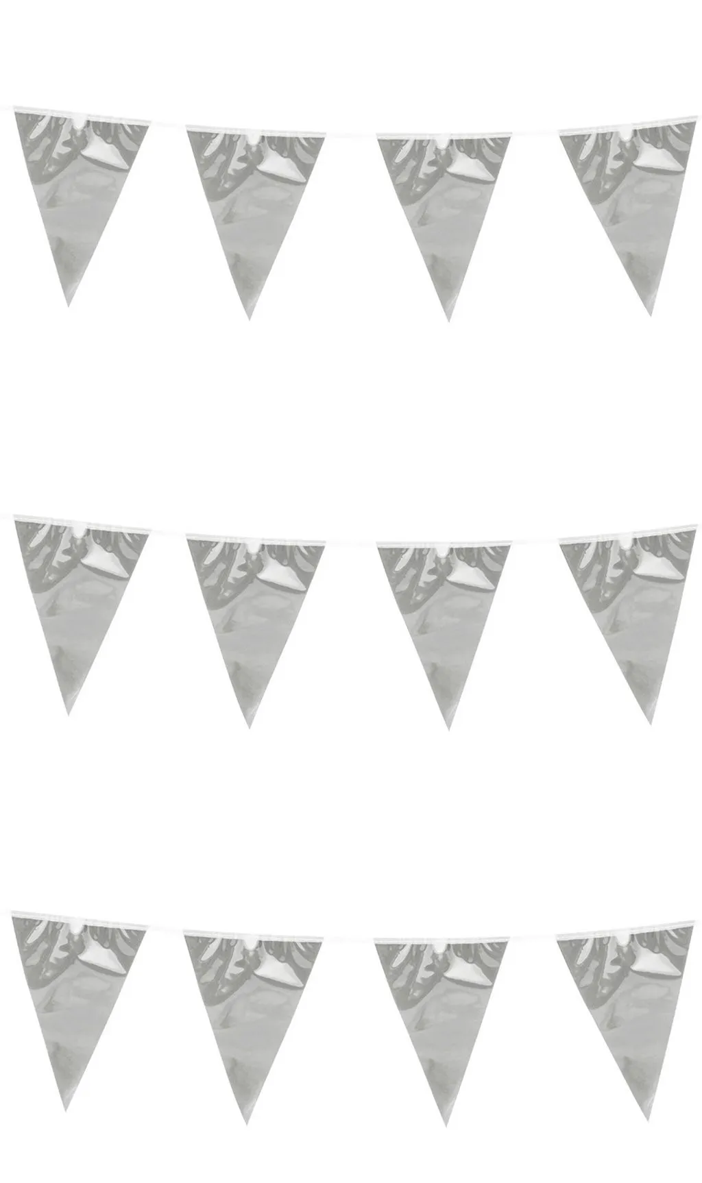 Don Disfraz Dreieck Girlande Silber 3 Don Disfraz Dreieck Girlande Silber