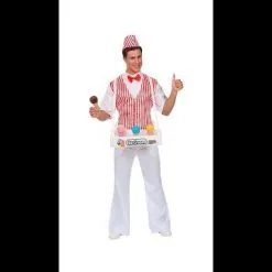 Don Disfraz Eismann Streifen Kostüm Für Erwachsene