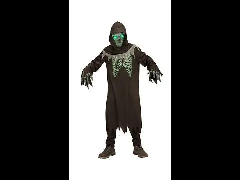 Don Disfraz Leuchtende Augen Tod Kostüm Für Kinder 3 Don Disfraz Leuchtende Augen Tod Kostüm Für Kinder