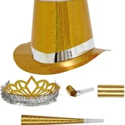 Don Disfraz Goldenes Partyset -Weihnachtlich Verkaufsgeschäft kit fiesta dorado 3