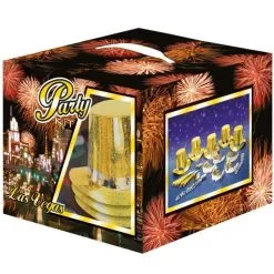 Don Disfraz Goldenes Partyset -Weihnachtlich Verkaufsgeschäft kit fiesta dorado 4