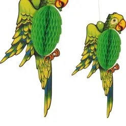 Don Disfraz Pack 2 Stück Papagei Hängedeko
