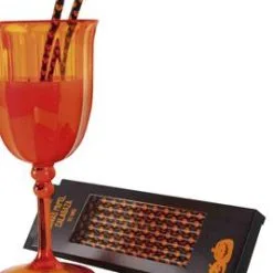 Don Disfraz Papier Strohhalme Kürbisse