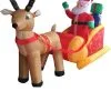 Don Disfraz Aufblasbarer Weihnachtsmann Mit Schlitten LED
