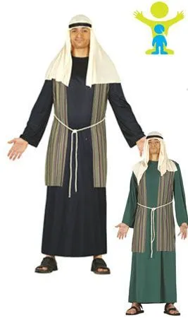 Don Disfraz Jüdischer Hirt Kostüm Blau Für Erwachsene 6 Don Disfraz Jüdischer Hirt Kostüm Blau Für Erwachsene - Image 4