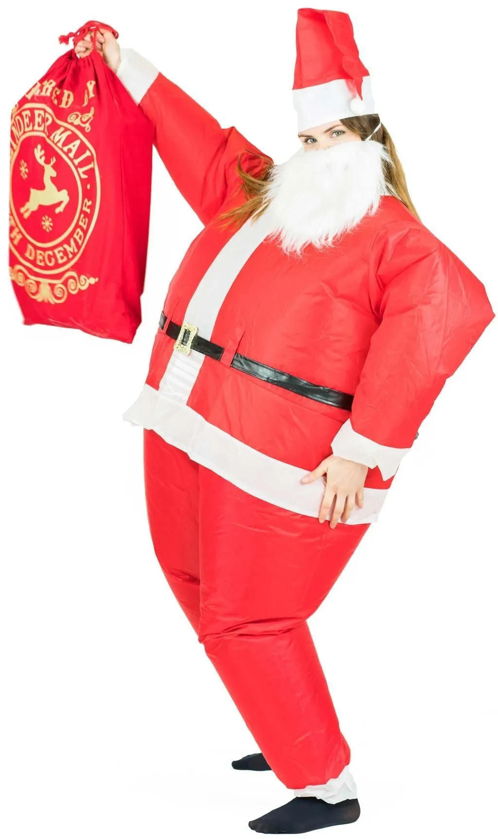 Don Disfraz Weihnachtsmann Aufblasbar Kostüm Für Erwachsene 7 Don Disfraz Weihnachtsmann Aufblasbar Kostüm Für Erwachsene - Image 5