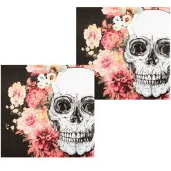 Don Disfraz Servietten Catrina Blumen