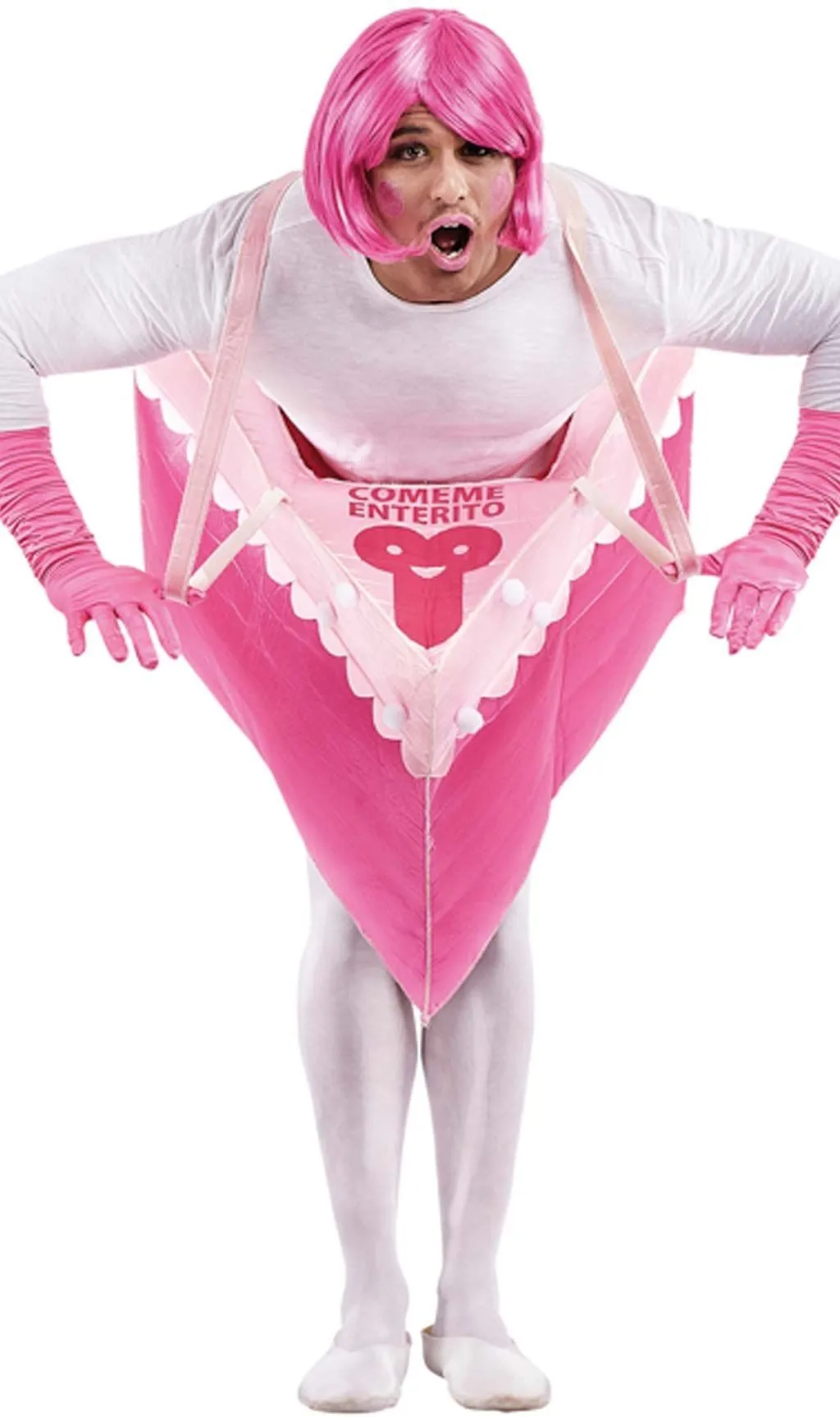 Don Disfraz Erdbeerkuchen-Vernasche Mich Kostüm Für Erwachsene 5 Don Disfraz Erdbeerkuchen-Vernasche Mich Kostüm Für Erwachsene - Image 3