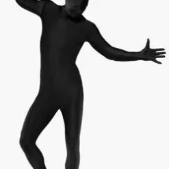 Don Disfraz Schwarzes Zweite-Haut-Kostüm Für Erwachsene -Weihnachtlich Verkaufsgeschäft traje segunda piel negro para adulto chico chica hombre mujer 2