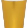 Don Disfraz Becher Metallic Gold -Weihnachtlich Verkaufsgeschäft vasos dorados metalizados