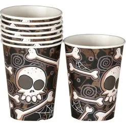 Don Disfraz Becher-Knochen -Weihnachtlich Verkaufsgeschäft vasos huesos.jpg