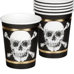 Don Disfraz Becher Pirat Totenkopf
